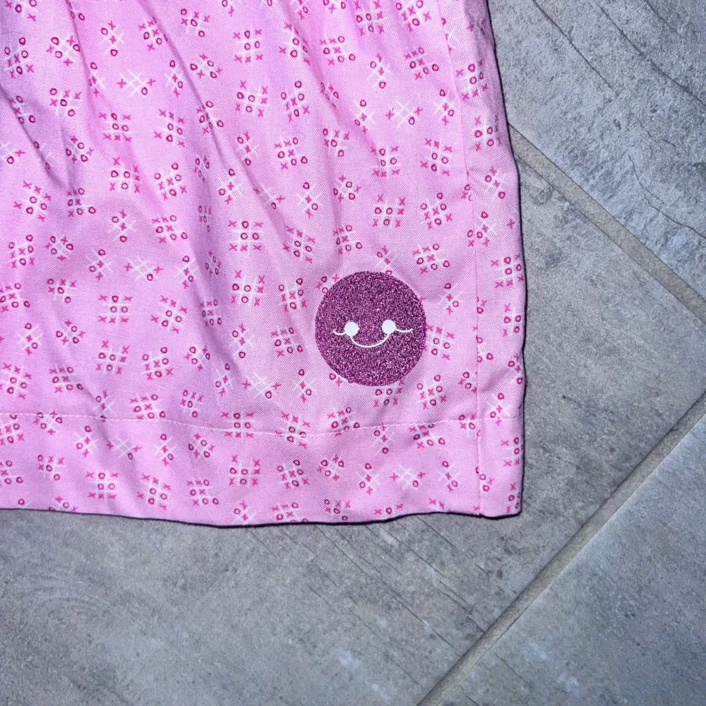 NWT Smiling Button Little Girls Dress‎ Size 7 Made in the USA